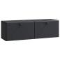 Preview: Wandmontierter TV-Schrank 98 x 31 x 30 cm Schwarz Holzwerkstoff