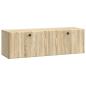 Preview: Wandmontierter TV-Schrank 98 x 31 x 30 cm Sonoma-Eiche