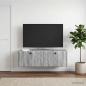 Preview: ARDEBO.de - Wandmontierter TV-Schrank 98 x 31 x 30 cm Grau Sonoma