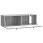 Preview: Wandmontierter TV-Schrank 98 x 31 x 30 cm Grau Sonoma