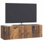 Preview: Wandmontierter TV-Schrank 98 x 31 x 30 cm Altholz Holzwerkstoff