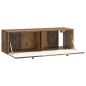 Preview: Wandmontierter TV-Schrank 98 x 31 x 30 cm Altholz Holzwerkstoff