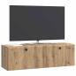 Preview: Wandmontierter TV-Schrank 98 x 31 x 30 cm Artisan-Eiche