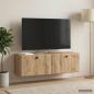 Preview: Wandmontierter TV-Schrank 98 x 31 x 30 cm Artisan-Eiche