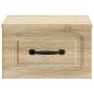 Preview: Wandmontierter Nachttisch Sonoma-Eiche 34,5 x 33 x 20 cm