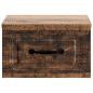 Preview: Wandmontierter Nachttisch Altholz 34,5 x 33 x 20 cm