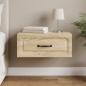 Preview: ARDEBO.de - Wandmontierter Nachttisch Sonoma-Eiche 49 x 34,5 x 20 cm