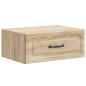 Preview: Wandmontierter Nachttisch Sonoma-Eiche 49 x 34,5 x 20 cm