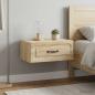 Preview: ARDEBO.de - Wandmontierter Nachttisch 2 Stk. Sonoma-Eiche 49 x 34,5 x 20 cm