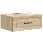 Preview: Wandmontierter Nachttisch 2 Stk. Sonoma-Eiche 49 x 34,5 x 20 cm
