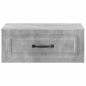 Preview: Wandmontierter Nachttisch Betongrau 49 x 34,5 x 20 cm