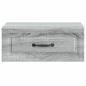 Preview: Wandmontierter Nachttisch Sonoma-Grau 49 x 34,5 x 20 cm