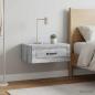 Preview: ARDEBO.de - Wandmontierter Nachttisch 2 Stk. Sonoma-Grau 49 x 34,5 x 20 cm