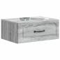 Preview: Wandmontierter Nachttisch 2 Stk. Sonoma-Grau 49 x 34,5 x 20 cm