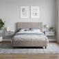 Preview: Wandmontierter Nachttisch 2 Stk. Sonoma-Grau 49 x 34,5 x 20 cm