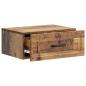 Preview: Wandmontierter Nachttisch Altholz 49 x 34,5 x 20 cm