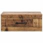 Preview: Wandmontierter Nachttisch Altholz 49 x 34,5 x 20 cm