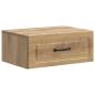Preview: Wandmontierter Nachttisch Artisan-Eiche 49 x 34,5 x 20 cm