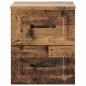 Preview: Wandmontierter Nachttisch Altholz 34,5 x 33 x 40 cm