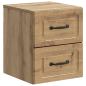 Preview: Wandmontierter Nachttisch Artisan-Eiche 34,5 x 33 x 40 cm
