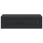 Preview: Wandmontierter Beistelltisch Schwarz 59 x 34,5 x 17 cm