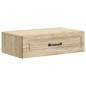 Preview: Wandmontierter Beistelltisch Sonoma-Eiche 59 x 34,5 x 17 cm