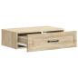 Preview: Wandmontierter Beistelltisch Sonoma-Eiche 59 x 34,5 x 17 cm