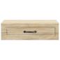 Preview: Wandmontierter Beistelltisch Sonoma-Eiche 59 x 34,5 x 17 cm