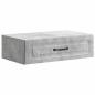 Preview: Wandmontierter Beistelltisch Betongrau 59 x 34,5 x 17 cm