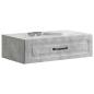 Preview: Wandmontierter Beistelltisch Betongrau 59 x 34,5 x 17 cm