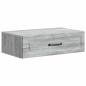 Preview: Wandmontierter Beistelltisch Graues Sonoma 59 x 34,5 x 17 cm