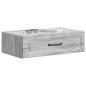 Preview: Wandmontierter Beistelltisch Graues Sonoma 59 x 34,5 x 17 cm