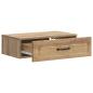 Preview: Wandmontierter Beistelltisch 59 x 34,5 x 17 cm Holzwerkstoff