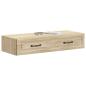 Preview: Wandmontierter Beistelltisch Sonoma-Eiche 87,5 x 34,5 x 17 cm