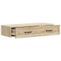 Preview: Wandmontierter Beistelltisch Sonoma-Eiche 87,5 x 34,5 x 17 cm