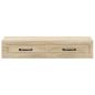 Preview: Wandmontierter Beistelltisch Sonoma-Eiche 87,5 x 34,5 x 17 cm