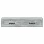 Preview: Wandmontierter Beistelltisch Graues Sonoma 87,5 x 34,5 x 17 cm