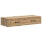 Preview: Wandmontierter Beistelltisch 87,5 x 34,5 x 17 cm Holzwerkstoff
