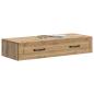Preview: Wandmontierter Beistelltisch 87,5 x 34,5 x 17 cm Holzwerkstoff