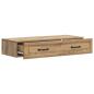 Preview: Wandmontierter Beistelltisch 87,5 x 34,5 x 17 cm Holzwerkstoff