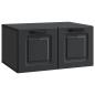 Preview: Wandmontierter TV-Schrank Schwarz 59,5 x 41 x 30 cm