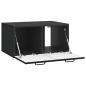 Preview: Wandmontierter TV-Schrank Schwarz 59,5 x 41 x 30 cm