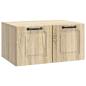 Preview: Wandmontierter TV-Schrank Sonoma-Eiche 59,5 x 41 x 30 cm