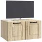 Preview: Wandmontierter TV-Schrank Sonoma-Eiche 59,5 x 41 x 30 cm