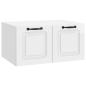 Preview: Wandmontierter TV-Schrank Hochglanz Weiß 59,5 x 41 x 30 cm