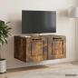 Preview: Wandmontierter TV-Schrank Geräucherte Eiche 59,5 x 41 x 30 cm