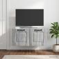 Preview: ARDEBO.de - Wandmontierter TV-Schrank Graues Sonoma 59,5 x 41 x 30 cm