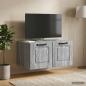 Preview: Wandmontierter TV-Schrank Graues Sonoma 59,5 x 41 x 30 cm