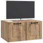 Preview: Wandmontierter TV-Schrank 59,5 x 41 x 30 cm Artisan-Eiche
