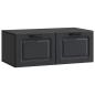 Preview: Wandmontierter TV-Schrank Schwarz 78,5 x 41 x 30 cm